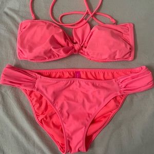Medium coral Victoria Secret bikini